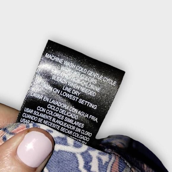 Madison Leigh Womens Dress Sz 8 Long Sleeves Navy Striped Jersey Square Neck - Picture 9 of 11